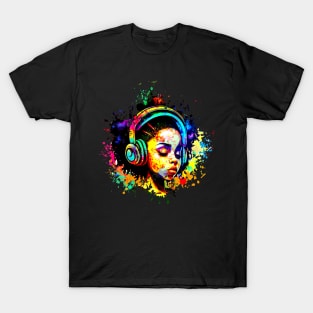 hip Hop girl watercolor T-Shirt